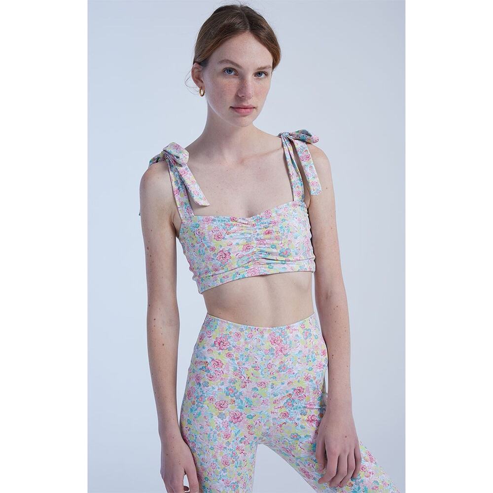 Beach Riot Forget Me Not Amelia Sports Bra Size Medium NWT